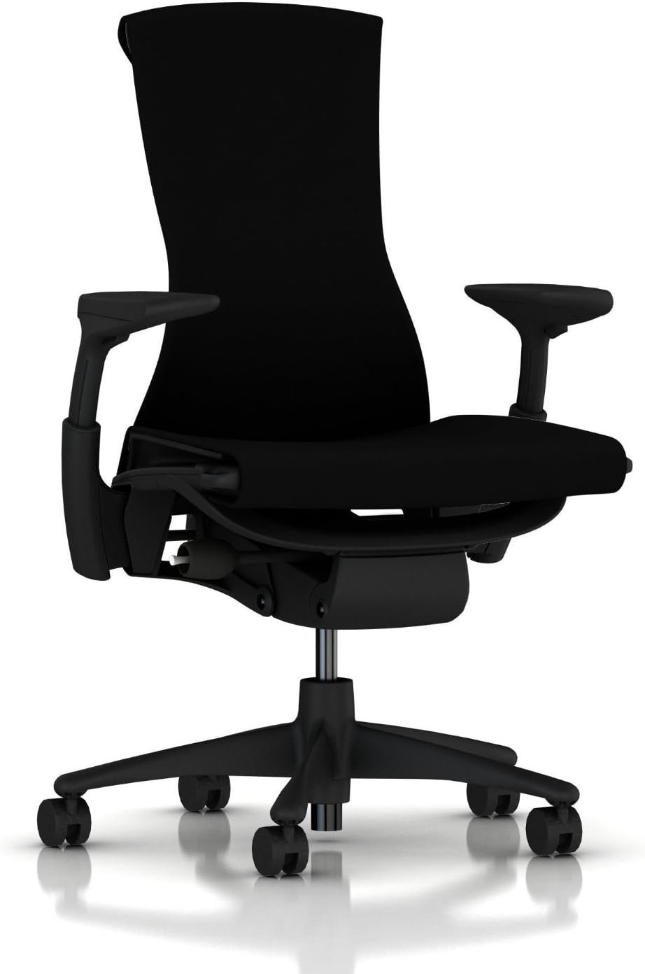 Herman Miller Embody Ergonomic Office Chair | Fully Adjustable Arms and Carpet Casters | Black Rhythm