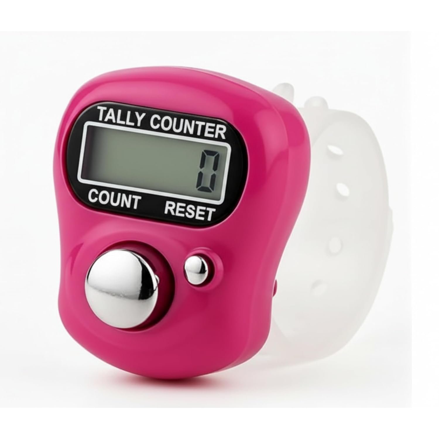 Tally Counter Finger Ring (Pack-1) Chanting Count Machine, Counting Machine for jap, naam jap Counting, Counter for Chanting Mantra, Finger Counter, Step Counter, Counting Ring (Multi Color)
