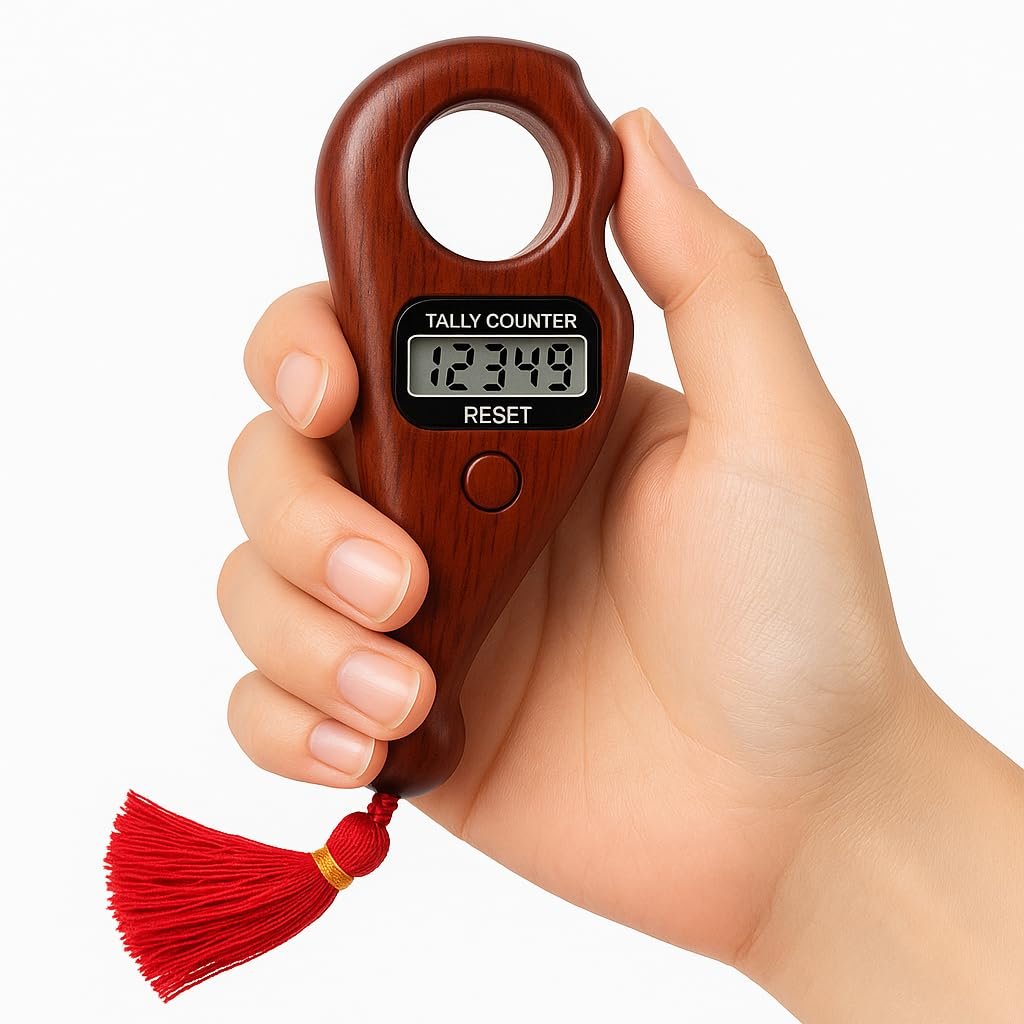 Digital Jaap Finger Counter – Tally Counter -jaap Counter | Jaap mala Counter | mala jaap Counter | Tasbeeh Misbaha Counter – Different Use – for naam jaap – Mantra Jap | jaap Counter Machine