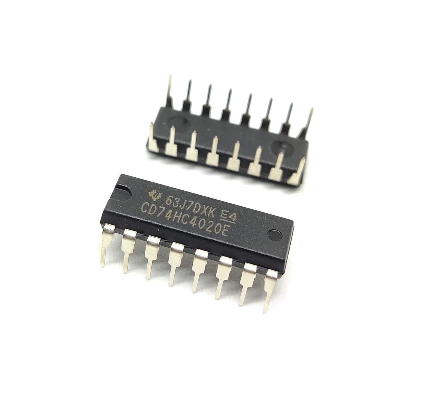 INENTO 2Pcs SN74HC4020N 74HC4020N 744020 IC Logic IC Binary Asynchronous Counter, HC Family, 53 MHz, 2 V to 6 V, DIP-16