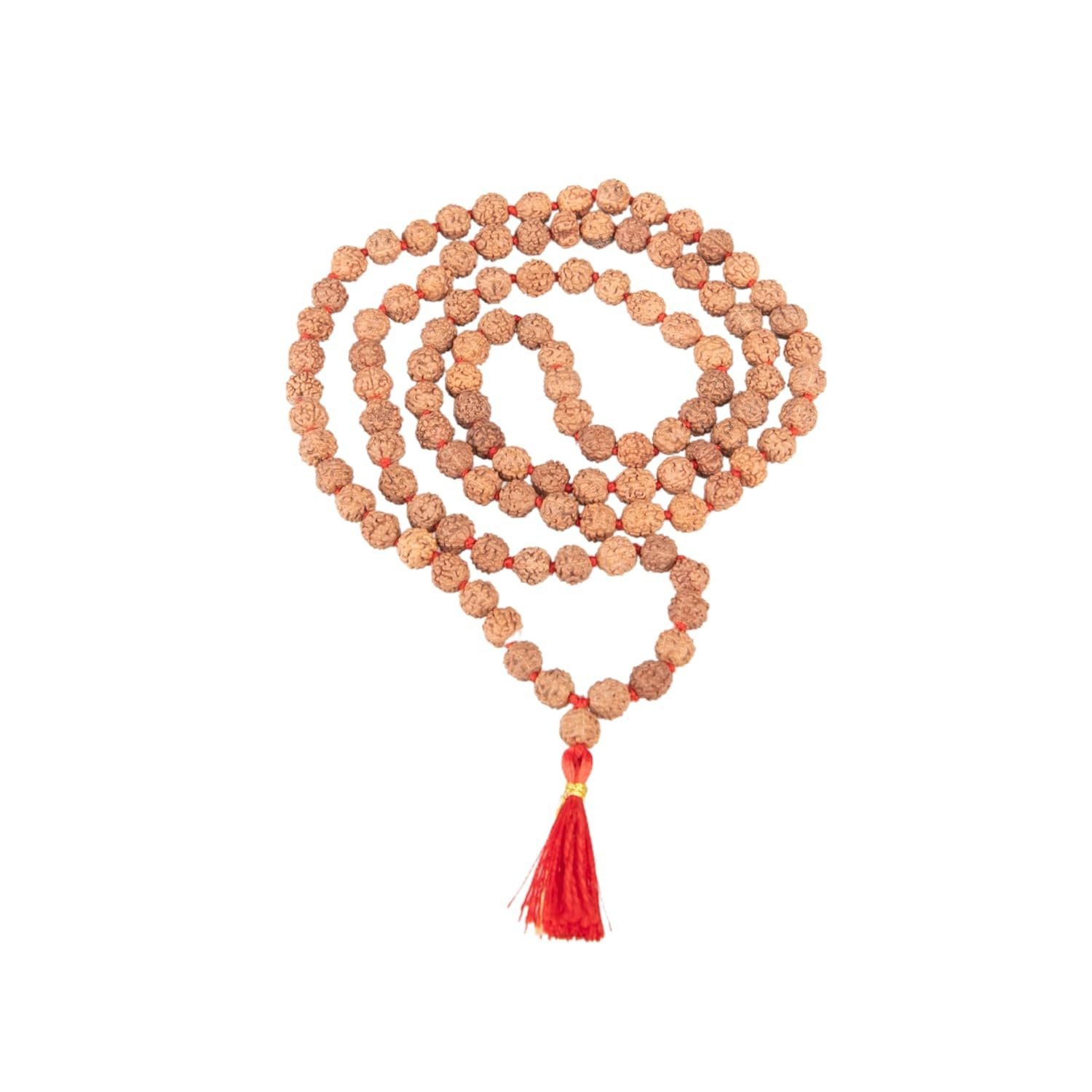Wonder Care Authentic Mala Genuine Religious Ornament Rosary Japa Mala (4mm-16mm) Natural/Capped Neclaces & Bracelet