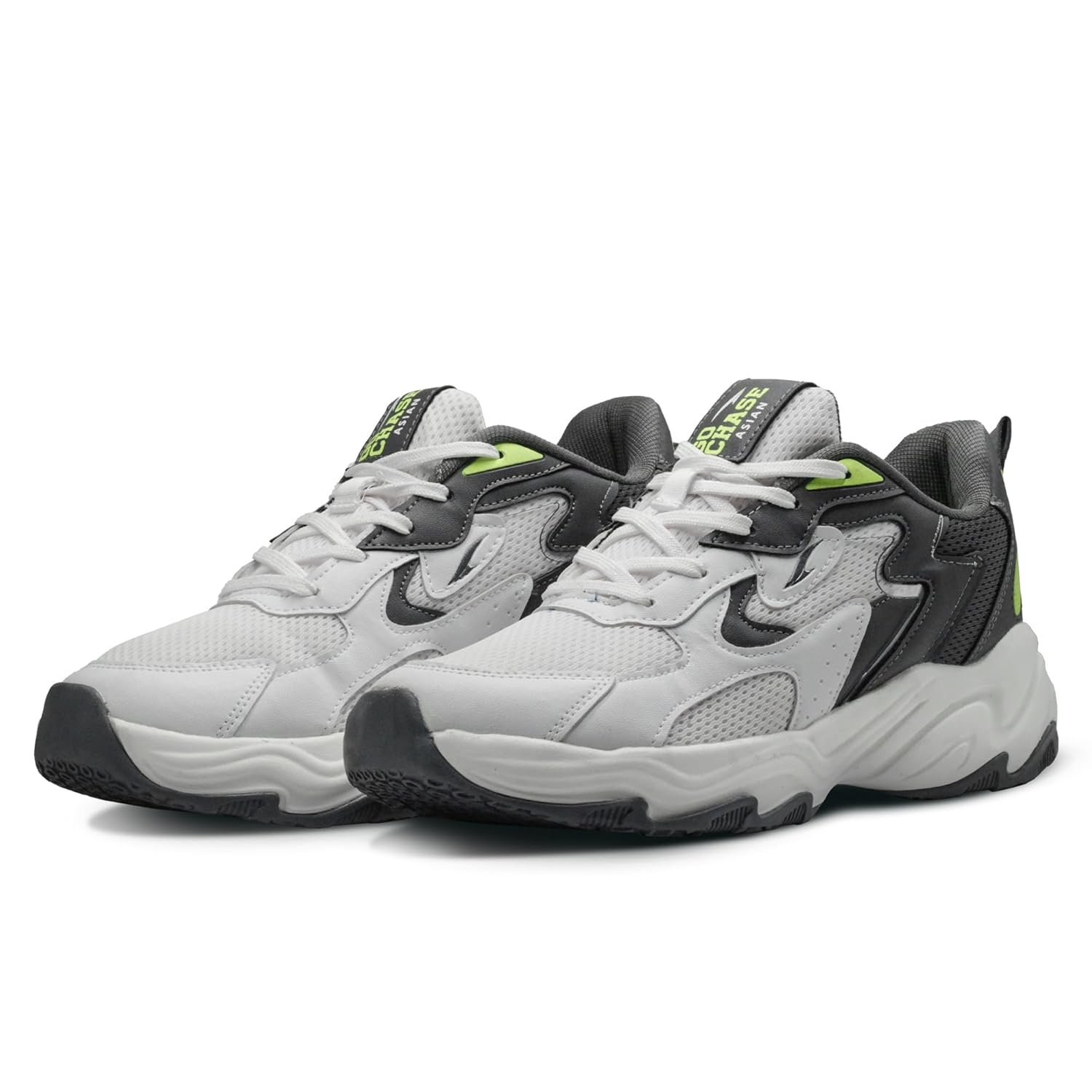 ASIAN Powerkick-01 Men’s Sports Sneakers | Memory Foam Comfort with Durable Grip Sole | Stylish Streetwear Design Perfect, Walking & Casual Outings