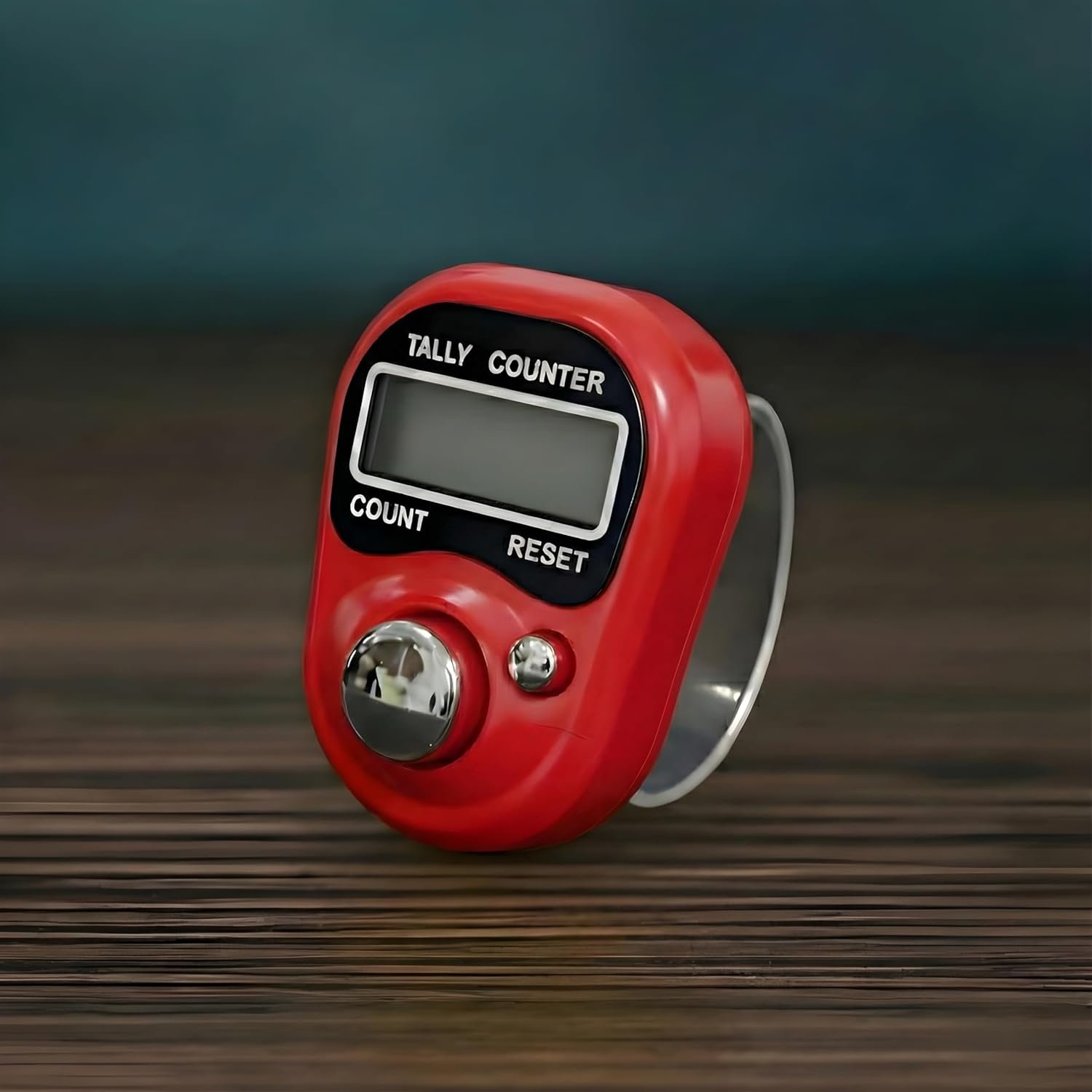 5 Digit Naam Jap Counter|Tasbih Counter|Mini Digital Tally Counter Finger Ring|Chanting Count Machine for Meditation, Mantra Jap,Cricket Umpire|Digital Counting Device (Red-02)