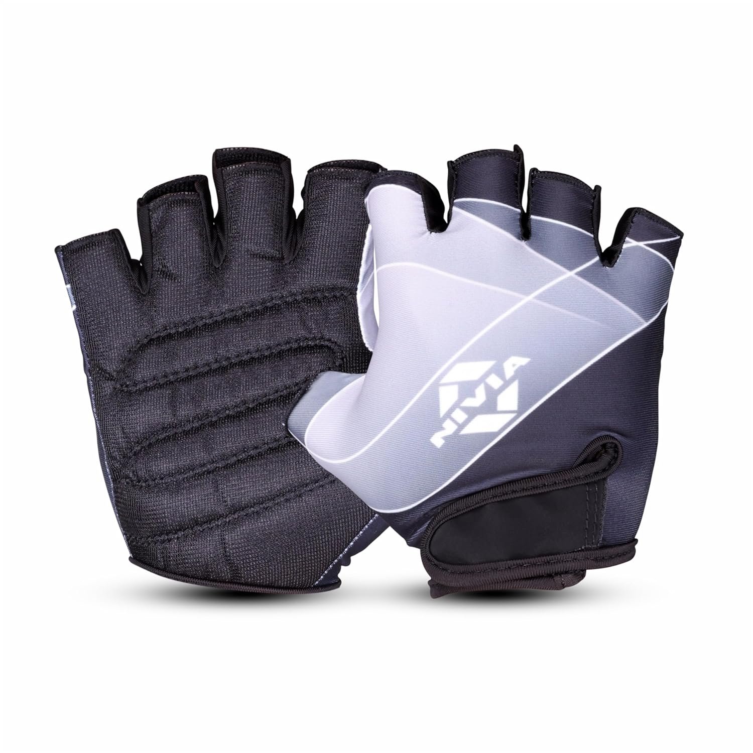 Nivia Crysteal Gym / Exercise_and_Fitness Synthetic Gloves – Navy Blue