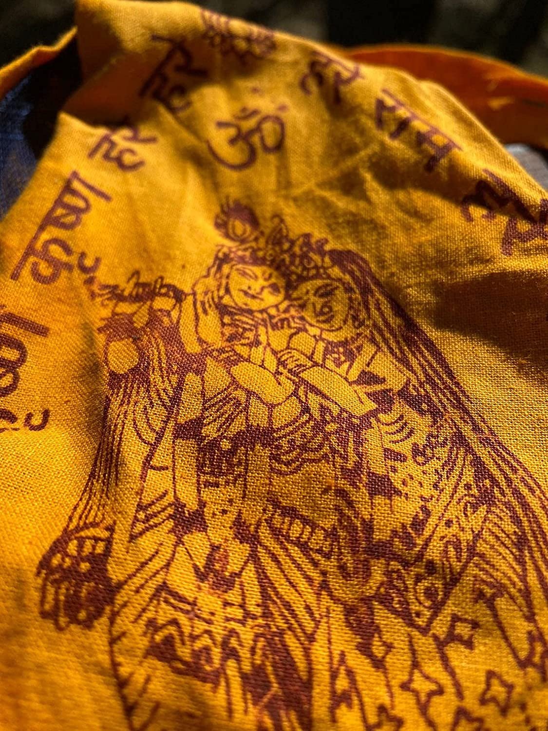 NRSON® Jap mala Bag, Gomukhi, Gaumukhi, Prayer Beads Bag, Chanting Prayer Bag, Hare rama Hare Krishna Bag, Hindu Prayer Bag, Meditation Bag, jhola [Pack of 1]